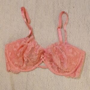 Victoria's Secret Wicked Pink Lace Bra